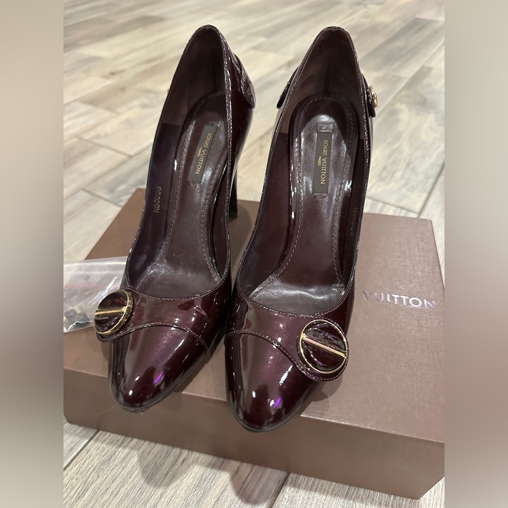 Louis Vuitton Women’s EU 37 1/2 Leather Heels Vintage